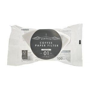 Hario – PEGASUS 01 White Paper Filters – 100 Pieces