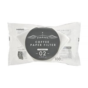 Hario – PEGASUS 02 White Paper Filters – 100 Pieces