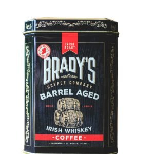 Brady’s Coffee Barrel Aged Irish Whiskey Coffee 227g Ground Coffee Tin