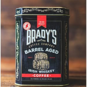 Brady’s Coffee Barrel Aged Irish Whiskey Coffee 227g Ground Coffee Tin